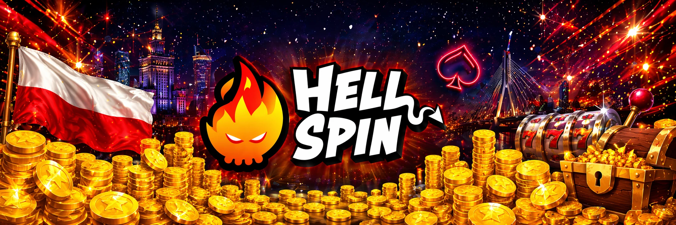 HellSpin Casino Polska — bonus 100% do 400 PLN + 100 darmowych spinów